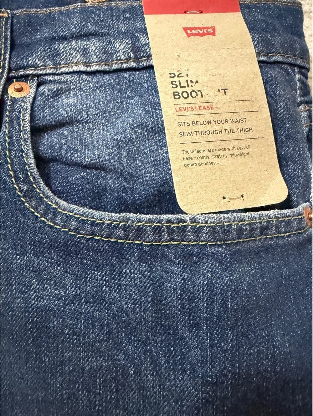 Levi's 527 Slim Bootcut Stretch Jeans W40 L32